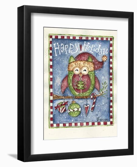 Happy Holidaze Owl-Shelly Rasche-Framed Giclee Print