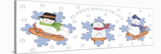 Happy Hollydays-Maria Trad-Stretched Canvas