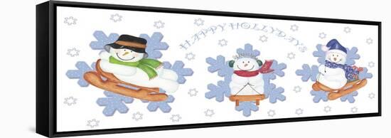 Happy Hollydays-Maria Trad-Framed Stretched Canvas