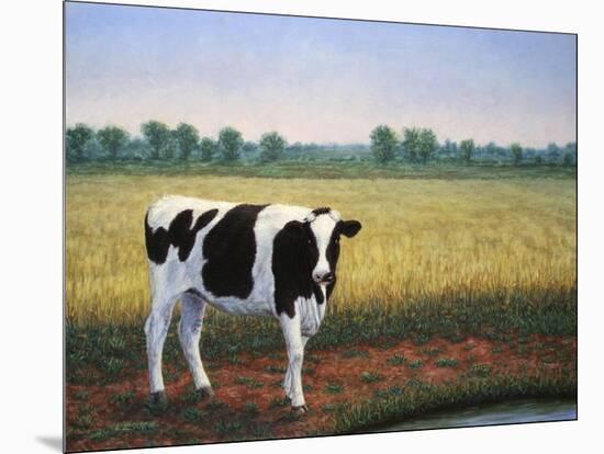 Happy Holstein-James W. Johnson-Mounted Giclee Print