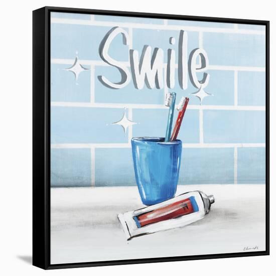 Happy Home II-Sydney Edmunds-Framed Stretched Canvas