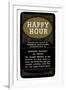 Happy Hour Blended Whiskey-null-Framed Art Print