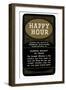 Happy Hour Blended Whiskey-null-Framed Art Print