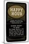Happy Hour Blended Whiskey-null-Mounted Art Print