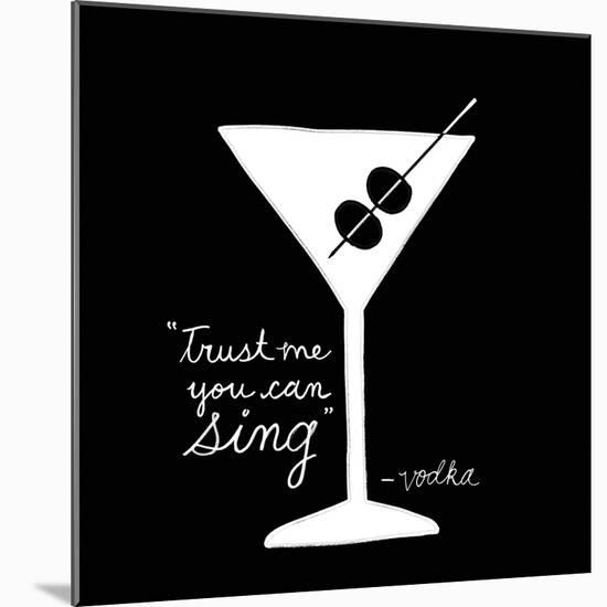 Happy Hour Martini-Lottie Fontaine-Mounted Giclee Print