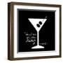 Happy Hour Martini-Lottie Fontaine-Framed Giclee Print