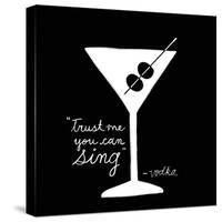 Happy Hour Martini-Lottie Fontaine-Stretched Canvas