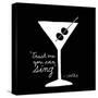 Happy Hour Martini-Lottie Fontaine-Stretched Canvas