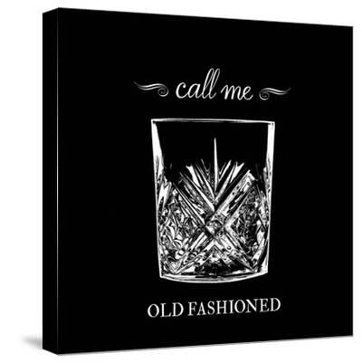 'Happy Hour Whiskey' Stretched Canvas Print Lottie Fontaine