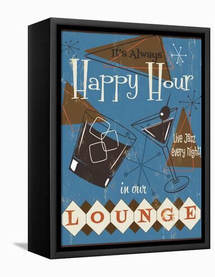 Happy Hour-Fiona Stokes-Gilbert-Framed Stretched Canvas