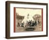 Happy Hours in Camp. G. and B.&M. Engineers Corps and Visitors-John C. H. Grabill-Framed Giclee Print