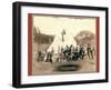 Happy Hours in Camp. G. and B.&M. Engineers Corps and Visitors-John C. H. Grabill-Framed Giclee Print