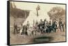 Happy Hours in Camp. G. and B.&M. Engineers Corps and Visitors-John C.H. Grabill-Framed Stretched Canvas