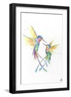 Happy Hummingbirds-Marc Allante-Framed Giclee Print
