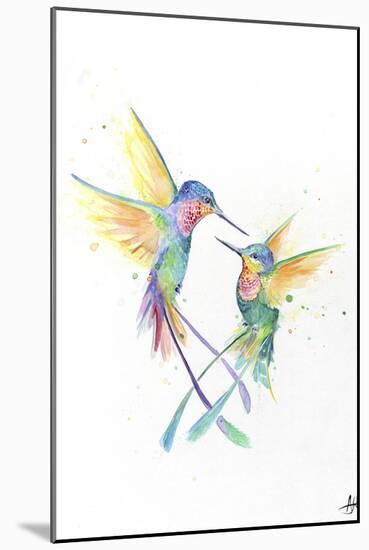 Happy Hummingbirds-Marc Allante-Mounted Giclee Print