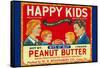 Happy Kids Bits O' Nut Peanut Butter-null-Framed Stretched Canvas