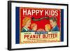 Happy Kids Bits O' Nut Peanut Butter-null-Framed Art Print