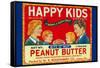 Happy Kids Bits O' Nut Peanut Butter-null-Framed Stretched Canvas