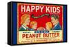 Happy Kids Bits O' Nut Peanut Butter-null-Framed Stretched Canvas