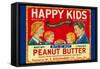 Happy Kids Bits O' Nut Peanut Butter-null-Framed Stretched Canvas