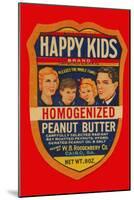 Happy Kids Homogenized Peanut Butter-null-Mounted Art Print