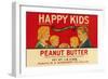 Happy Kids Peanut Butter-null-Framed Art Print