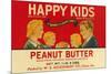 Happy Kids Peanut Butter-null-Mounted Premium Giclee Print