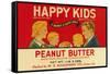 Happy Kids Peanut Butter-null-Framed Stretched Canvas