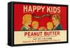 Happy Kids Peanut Butter-null-Framed Stretched Canvas