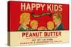 Happy Kids Peanut Butter-null-Stretched Canvas