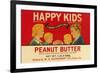 Happy Kids Peanut Butter-null-Framed Art Print