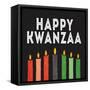 Happy Kwanzaa I-Kathleen Parr McKenna-Framed Stretched Canvas