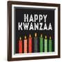 Happy Kwanzaa I-Kathleen Parr McKenna-Framed Art Print