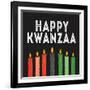 Happy Kwanzaa I-Kathleen Parr McKenna-Framed Art Print