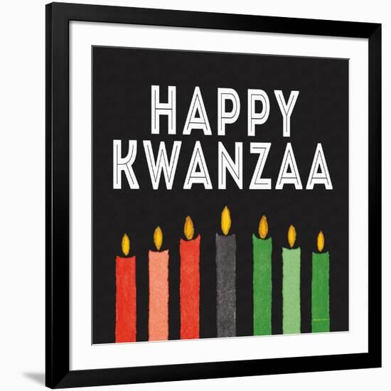 Happy Kwanzaa I-Kathleen Parr McKenna-Framed Art Print