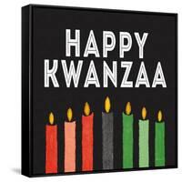 Happy Kwanzaa I-Kathleen Parr McKenna-Framed Stretched Canvas