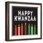 Happy Kwanzaa I-Kathleen Parr McKenna-Framed Art Print