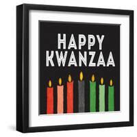 Happy Kwanzaa I-Kathleen Parr McKenna-Framed Art Print