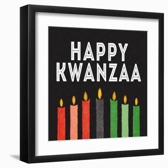 Happy Kwanzaa I-Kathleen Parr McKenna-Framed Art Print