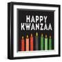 Happy Kwanzaa I-Kathleen Parr McKenna-Framed Art Print