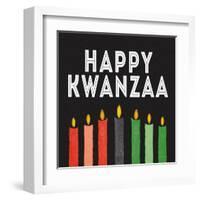 Happy Kwanzaa I-Kathleen Parr McKenna-Framed Art Print