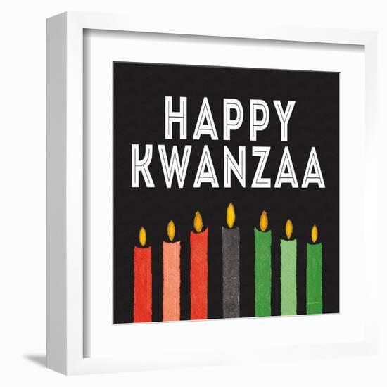 Happy Kwanzaa I-Kathleen Parr McKenna-Framed Art Print