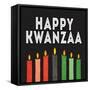 Happy Kwanzaa I-Kathleen Parr McKenna-Framed Stretched Canvas