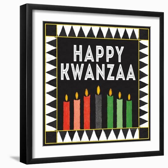 Happy Kwanzaa II-Kathleen Parr McKenna-Framed Art Print