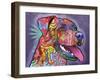 Happy Lab-Dean Russo-Framed Giclee Print