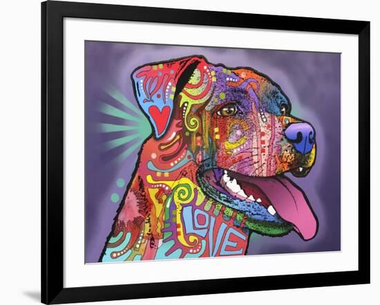 Happy Lab-Dean Russo-Framed Giclee Print