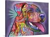 Happy Lab-Dean Russo-Stretched Canvas