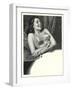 Happy Lady with Brassiere-null-Framed Art Print