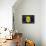 Happy Lemon Label - Carpinteria, CA-Lantern Press-Framed Stretched Canvas displayed on a wall