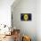 Happy Lemon Label - Carpinteria, CA-Lantern Press-Stretched Canvas displayed on a wall